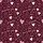 Romantic Hearts: Deep Maroon White Hand-Sketched Hearts & Eternal Love Script Scattered Design Satin Short-Sleeve Pajamas Set - 4