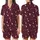 Romantic Hearts: Deep Maroon White Hand-Sketched Hearts & Eternal Love Script Scattered Design Satin Short-Sleeve Pajamas Set - wihj8CW1sS