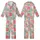 Nostalgic Dreamer's: Pastel Patchwork Wildflower Paisley Design - Unique All-Over Print Kid Satin Pajamas Set - OMPEM83e0J