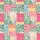 Nostalgic Dreamer's: Pastel Patchwork Wildflower Paisley Design - Unique All-Over Print Kid Satin Pajamas Set - 4