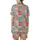 Nostalgic Dreamer's: Pastel Patchwork Wildflower Paisley Design - Unique All-Over Print Satin Short-Sleeve Pajamas Set - axXX8uUNy9