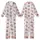 Panda Lover's Pastel Pink Dreamscape: Cute Sleepy Cartoon Panda Moons & Stars Pattern Kid Satin Pajamas Set - 1