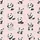 Panda Lover's Pastel Pink Dreamscape: Cute Sleepy Cartoon Panda Moons & Stars Pattern Kid Satin Pajamas Set - 4