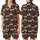 Sweet Dreams Lover's Whimsical Peach Beige Bow, Good Night, Star & Moon Pattern on Charcoal Loungewear Satin Short-Sleeve Pajamas Set - 1