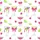 Cocktail Lover's Whimsical Pink Bowed Martini, Margarita & Lime Pattern Kid Satin Pajamas Set - 4