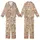 Coffee Lover's Whimsical Cafe & Sweet Treats Pattern Cozy Loungewear Kid Satin Pajamas Set - 1