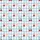 Sweetheart's Light Blue Gingham Red Cherry Pink Blossom Lifestyle Piece Kid Satin Pajamas Set - 4