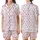 Sweet Elegance Pink Bow Diamond Lattice Magenta Dot Fashion Statement Satin Short-Sleeve Pajamas Set - 1