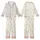 Whimsical Dreamer's Goose & Moon Cloud Play Pattern - Cozy Textile Item Kid Satin Pajamas Set - 1