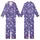 Playful Heart's Medium Purple Scattered White & Outline Hearts, Stars, & Dots Pattern Loungewear Kid Satin Pajamas Set - 1