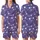Playful Heart's Medium Purple Scattered White & Outline Hearts, Stars, & Dots Pattern Loungewear Satin Short-Sleeve Pajamas Set - 1