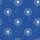 Dandelion Spirit: Flowing White Seeds Delicate Heads Royal Blue Wearable Design Kid Satin Pajamas Set - 4