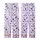 Sweetheart's Playful Lavender Purple Hearts All-Over Wearable Design Kid Satin Pajamas Set - 3