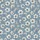 Nature-Inspired Delicate White Floral Pattern on Muted Blue-Grey Wearable Kid Satin Pajamas Set - 4