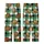 Rustic Western Charm: Cowboy Hats, Yellow Sunflowers - Emerald Green Tartan Plaid Pattern Kid Satin Pajamas Set - 3