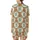 Cozy Comfort: Cute Cartoon Teddy Bears Light Sage Gingham Pattern Loungewear Satin Short-Sleeve Pajamas Set - QT2VR-UGPh