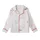 Celebration Ready: Whimsical Pink Ribbon, Mint Martini & Champagne Bubbles Design Kid Satin Pajamas Set - 2
