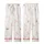 Celebration Ready: Whimsical Pink Ribbon, Mint Martini & Champagne Bubbles Design Kid Satin Pajamas Set - 3