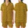 Whimsical Soul's Yellow Hand-Drawn Love Script, Scattered Outline Hearts, Flowers, Stars Piece Satin Short-Sleeve Pajamas Set - 1
