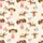 Dachshund Lover's Winking Cartoon Girl & Party Dogs Customizable Item Kid Satin Pajamas Set - 4
