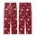 Modern Style: Deep Cranberry Red Organically Scattered Varying-Size White Circles Sweater Kid Satin Pajamas Set - 3