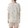 Celebration Ready: Whimsical Pink Ribbon, Mint Martini & Champagne Bubbles Design Satin Short-Sleeve Pajamas Set - 3