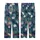 Ocean Explorer's Vibrant Underwater Marine Scene with Stylized Shells & Fish Wearable Art Kid Satin Pajamas Set - 3