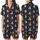 Capybara Lover: Playful Cartoon Capybara Towers & Floating Friends on Dark Navy with Fruits & Lily Pads Wearable Design Satin Short-Sleeve Pajamas Set - O-tR5oBMkq