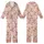 Sweetheart's Blush Pink: Cute Teddy Bear Hoodie SMILE Design Comfortwear Kid Satin Pajamas Set - 00WIjllUP4