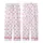 Sweet Elegance Pink Bow Diamond Lattice Magenta Dot Fashion Statement Kid Satin Pajamas Set - 3