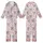 Koala Lover's Playful Grey Cartoony Koalas Pink & Blue Bowties Pastel Pink Eucalyptus Pattern Kid Satin Pajamas Set - 1