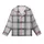 Cozy Everyday: Charcoal Tartan Plaid with Coffee Book Heart Icons - Muted Grey Style Kid Satin Pajamas Set - A75GgzRzFk