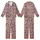Cozy Dreamer's Dusty Rose 'LET ME SLEEP' Moons Stars Zzz Eyes Pattern Kid Satin Pajamas Set - 06Iv_RWHvm