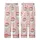 Cheerful Christmas: Whimsical Santa Faces, Pastel Pink Snowflakes - Cozy Festive Wear Kid Satin Pajamas Set - 3