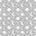 Dreamer's Minimalist Monochromatic White Stars Moons Planets Casual Wear, Heather Grey Satin Short-Sleeve Pajamas Set - 4