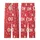 Christmas Reveler: OH HO ho Text, White Snowflakes, Trees, Stars on Bright Red Kid Satin Pajamas Set - w8VlSJugmW