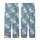 Women's Elegant Rose Bloom: Dusty Blue & White Painterly Botanical Pajama Set Kid Satin Pajamas Set - SPUMHL40WR
