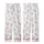 Feline Fan's Whimsical Pastel Cartoon Cats: Curious, Stretching, Sitting Figures All-Over Print Kid Satin Pajamas Set - LuQ89rUXti