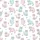 Feline Fan's Whimsical Pastel Cartoon Cats: Curious, Stretching, Sitting Figures All-Over Print Kid Satin Pajamas Set - 4