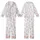 Feline Fan's Whimsical Pastel Cartoon Cats: Curious, Stretching, Sitting Figures All-Over Print Kid Satin Pajamas Set - nk_nRDNa0R