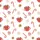Festive Winter Charm: Pure White Candy Cane Cocoa Mug Berry Anise Snowflake Loungewear Satin Short-Sleeve Pajamas Set - 4