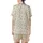 Nature Inspired Scattered Tiny Black Outline Rose Pattern Creamy Off-White Wearable Satin Short-Sleeve Pajamas Set - 3