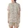 Sweet Tooth Enthusiast Whimsical Pink Ice Cream Cone Scoop Cherry Pattern Satin Short-Sleeve Pajamas Set - 3