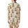 Dreamy Comfort for Gentle Souls: Whimsical Teddy Bears & Sleepy Poses - Cozy Wear Satin Short-Sleeve Pajamas Set - B_dpdMzi_P