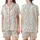 Rustic Wanderer's Delicate Wild Herb & Abstract Bloom Design Satin Short-Sleeve Pajamas Set - sbkfhDeJTi