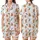 Whimsical Holiday Gingerbread: Hand-Drawn Cookies, Santa Hats, Teal Snowflakes & Evergreen Sprigs Design Satin Short-Sleeve Pajamas Set - 1