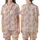 Soft Pink Botanical Sprigs: Olive Leaves, Cream Flowers & Pale Orange Berries Satin Short-Sleeve Pajamas Set - BqJWyz0Fqz