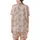 Soft Pink Botanical Sprigs: Olive Leaves, Cream Flowers & Pale Orange Berries Satin Short-Sleeve Pajamas Set - ZsKy7oe8Cv