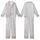 Kindred Spirit's Heather Grey Cursive Love Script Hand-drawn Heart Dot Casual Top Kid Satin Pajamas Set - 1