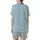 Dreamy Style: Pastel Sky Blue Outline Hearts & Dots Scattered Pattern - Wearable Item Satin Short-Sleeve Pajamas Set - 3